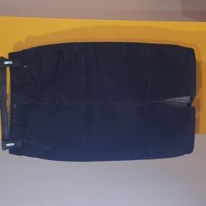 Calvin Klein Jeans navy denim stretch skirt